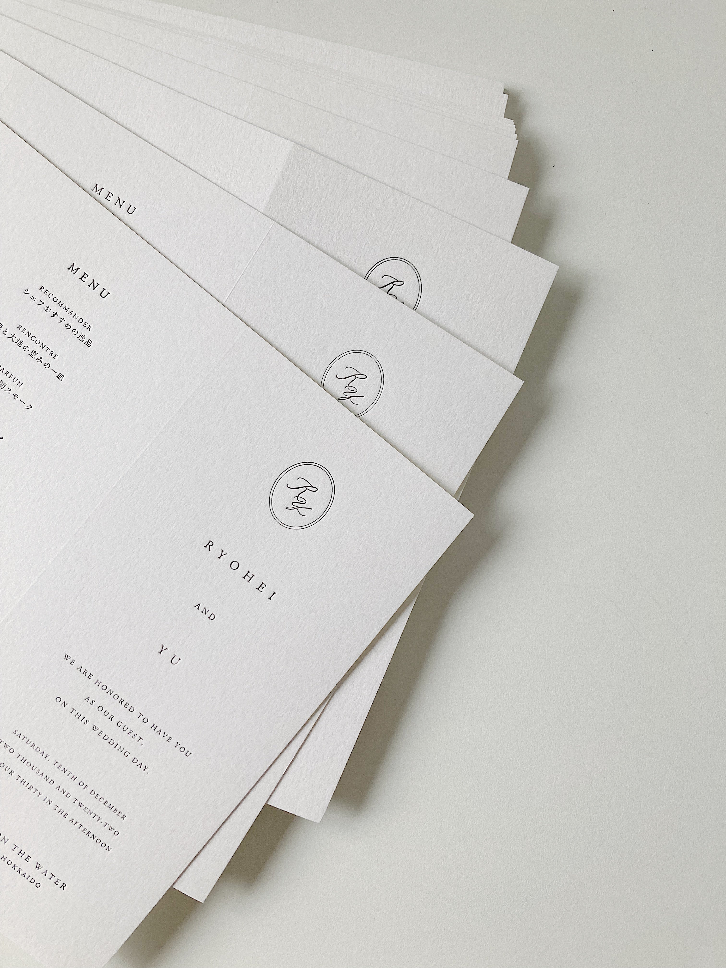 活版印刷 席次表