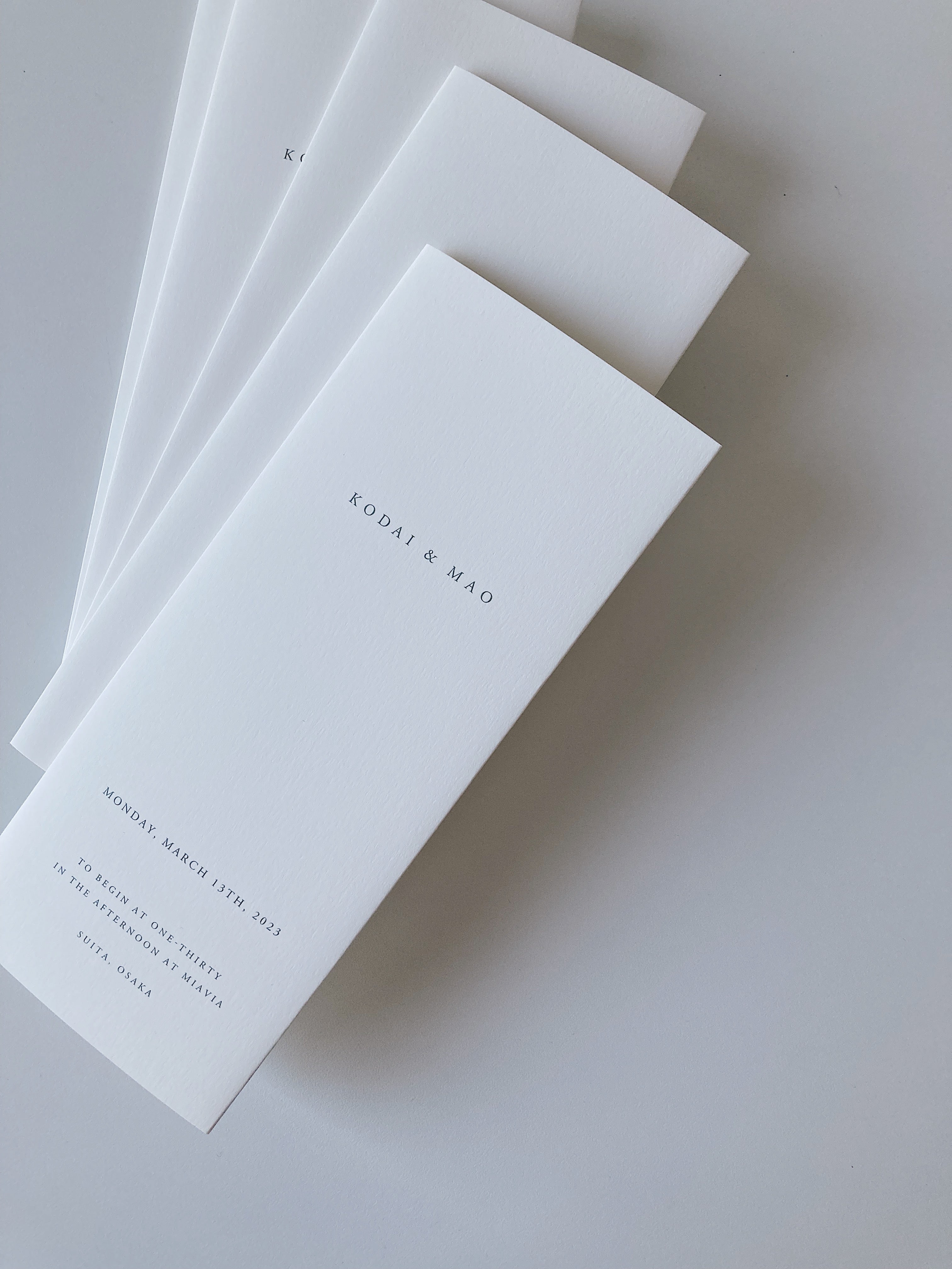 席次表 プロフィールブック デザイン