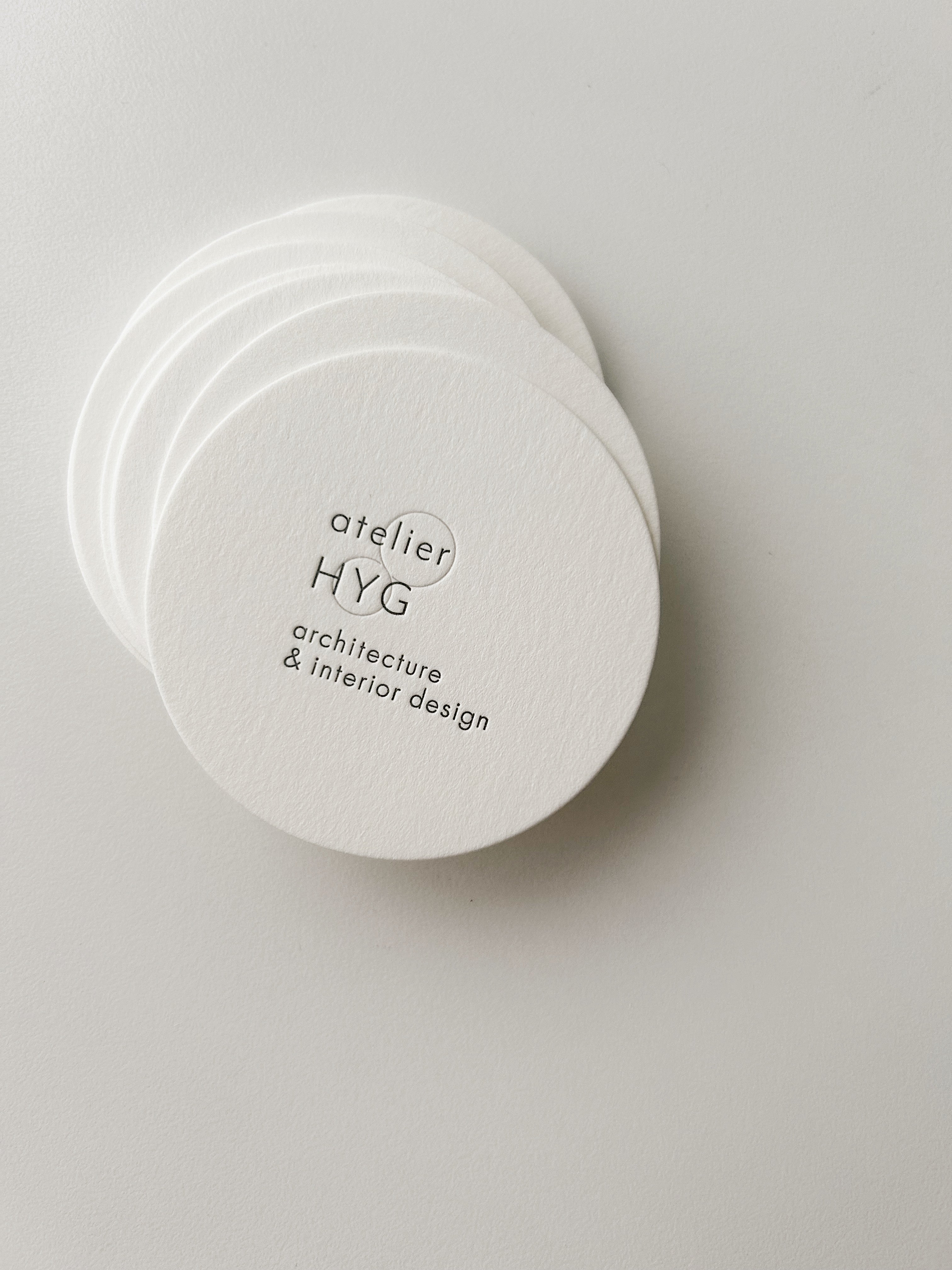 ロゴマークデザイン ショップカードデザイン 活版印刷