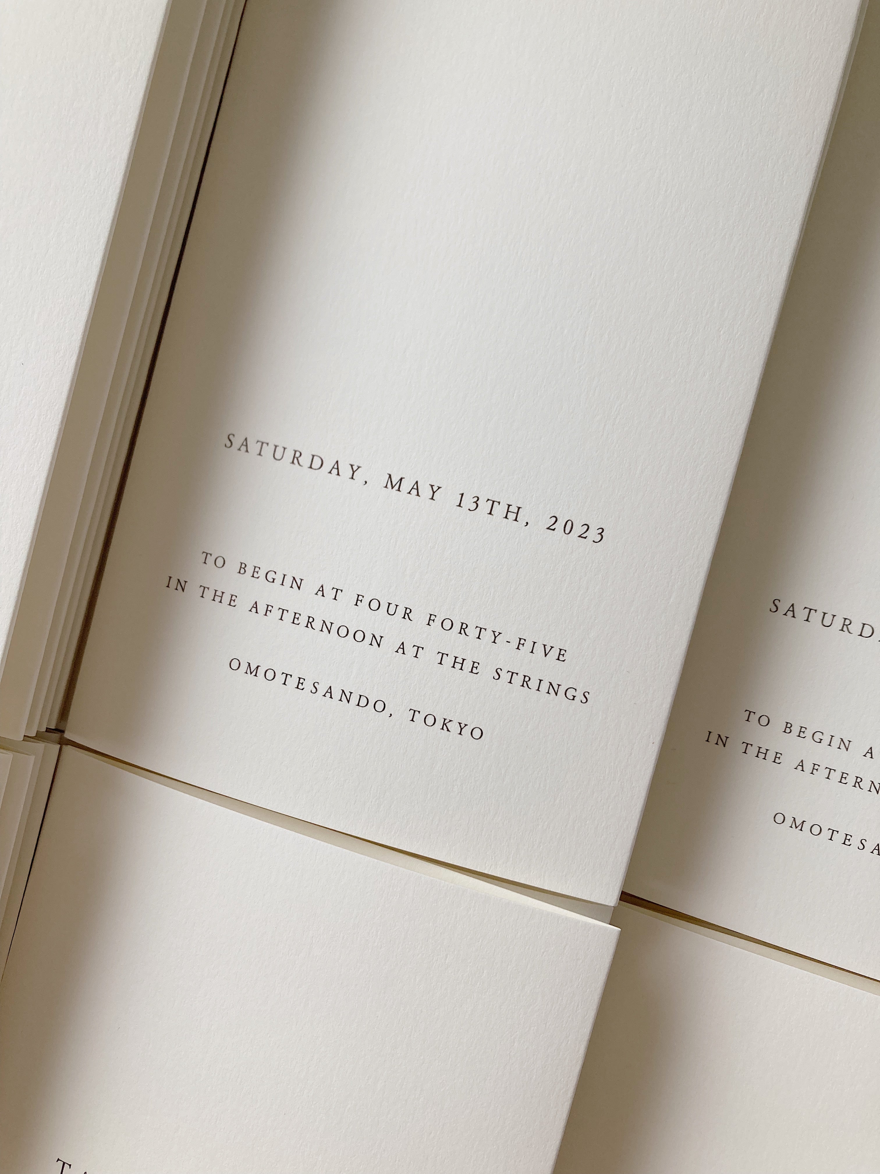 結婚式席次表 プロフィール シンプル chisatohirayama