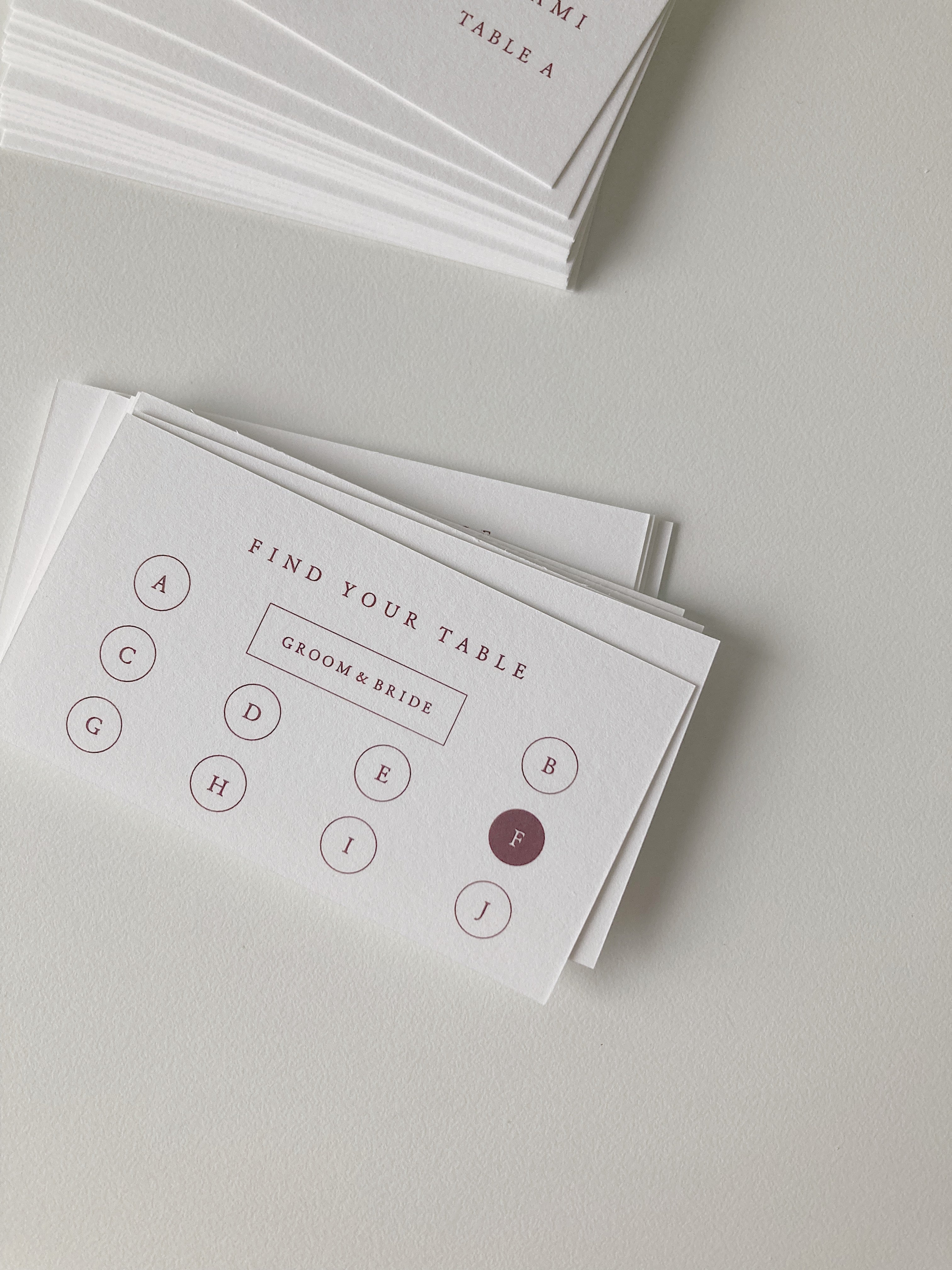 結婚式 エスコートカード デザイン