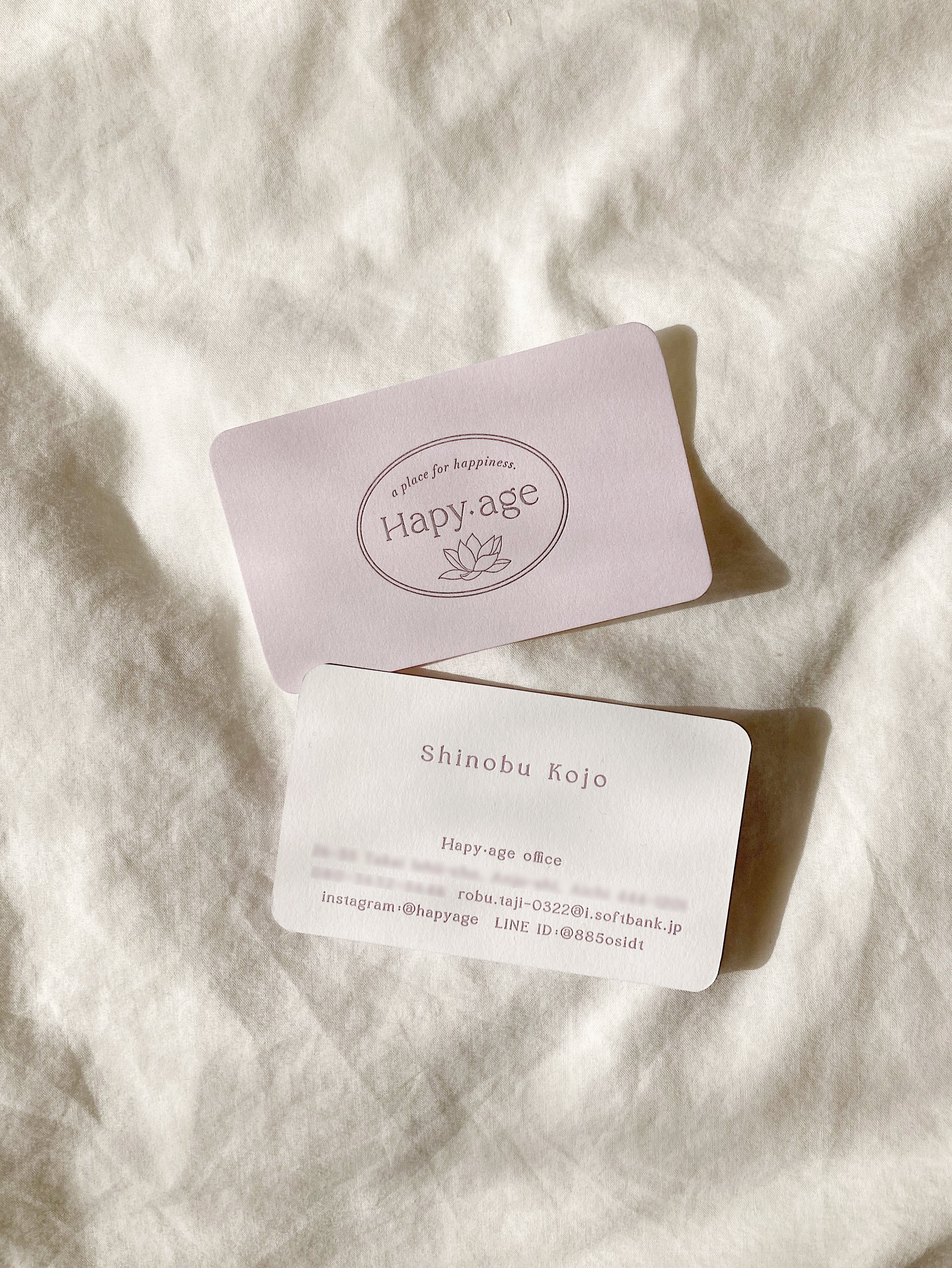 ポップアップショップのロゴマーク、名刺デザイン / logo, businesscard design