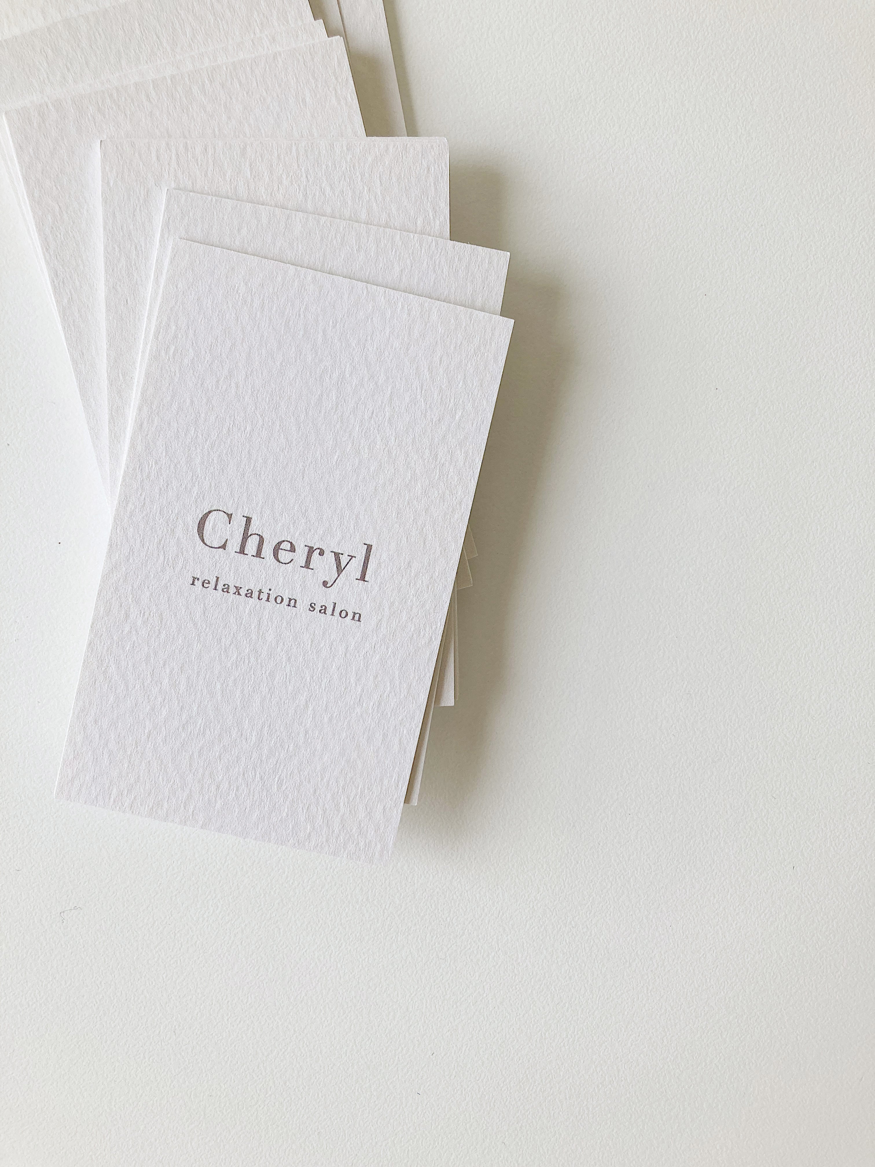 リラクゼーションサロンのショップカードデザイン / shopcard design