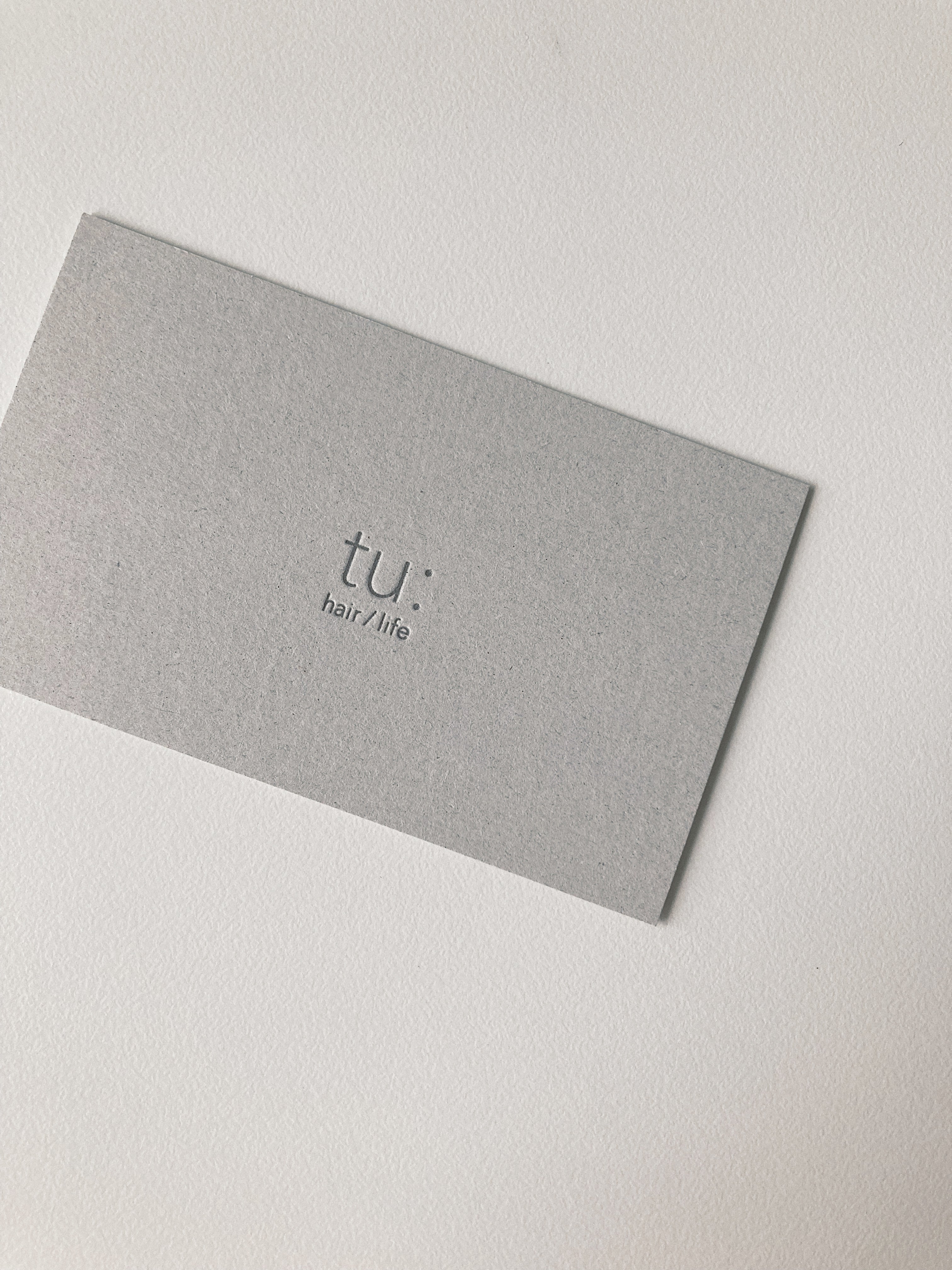 ヘアサロンのロゴマーク、ショップカードデザイン / logo, shopcard design