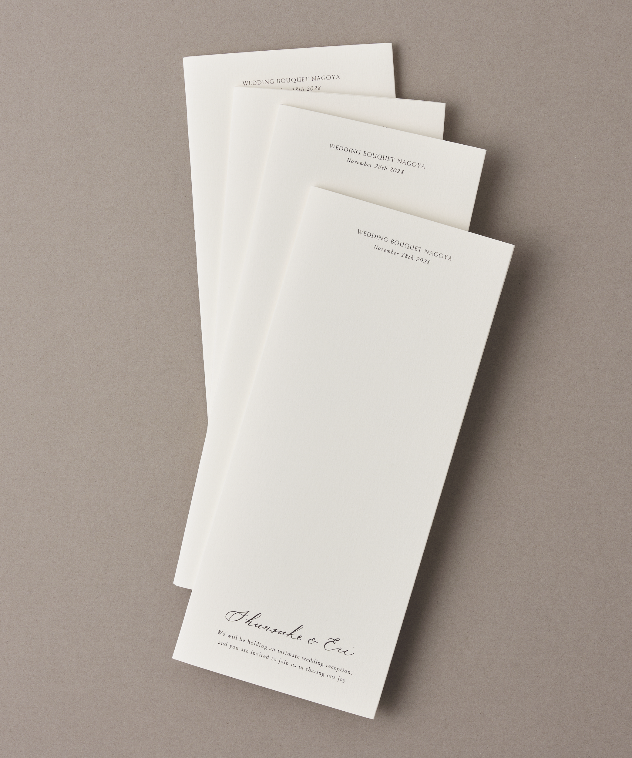 fondant chocolat / 席次表