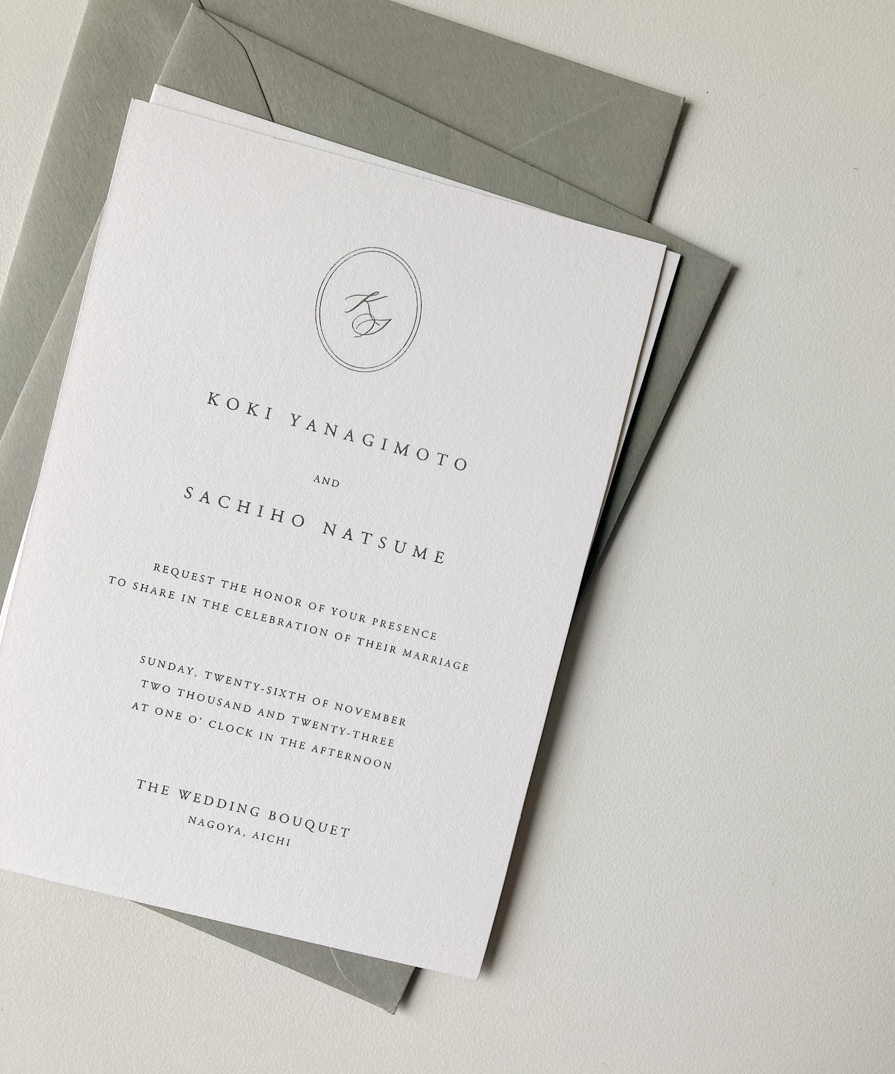 Invitation Set / 招待状セット - コットンペーパー / オフセット印刷