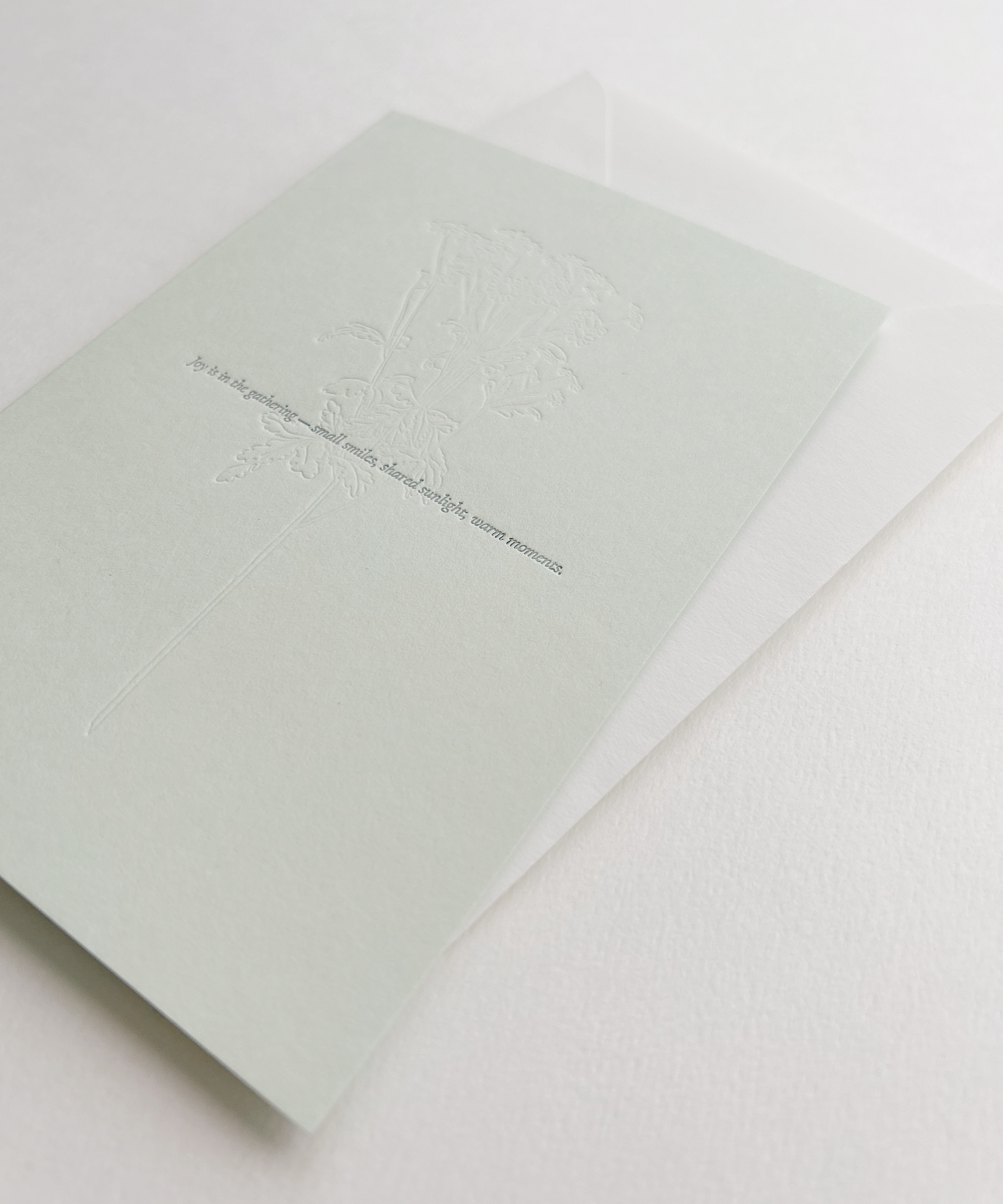 Message card "joy" / メッセージカード”joy”