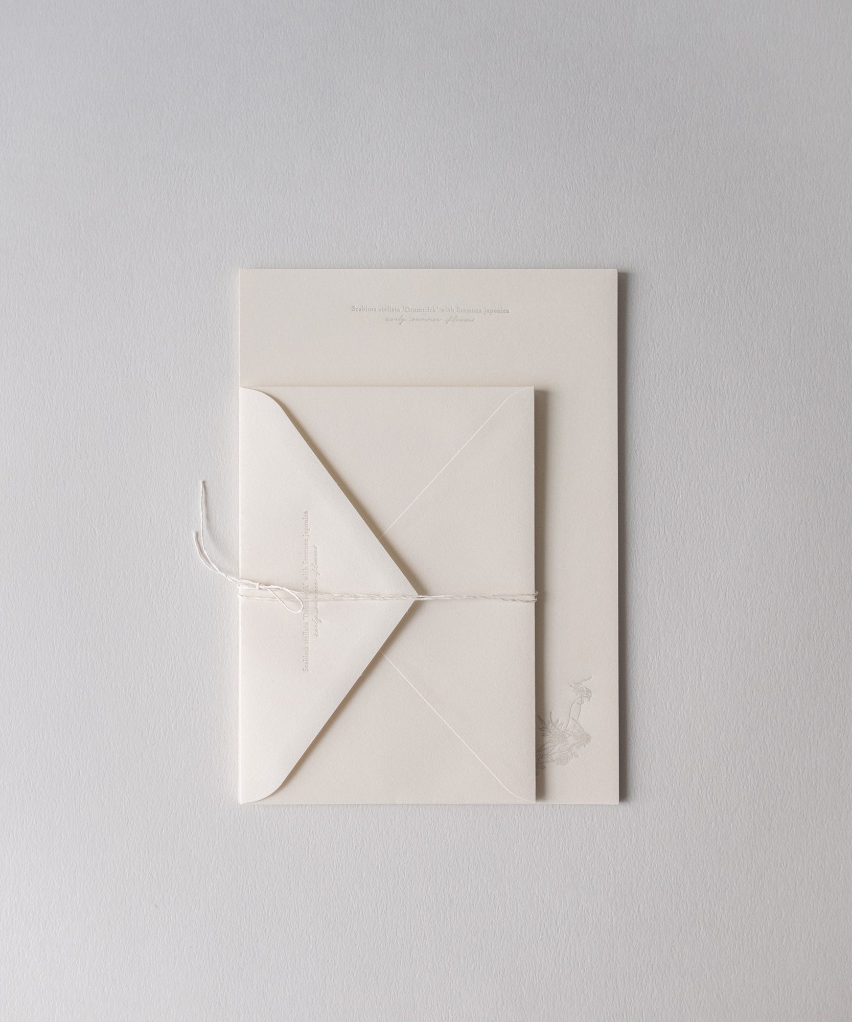 Letter set 'Early Summer Flowers' / 初夏のお花のレターセット