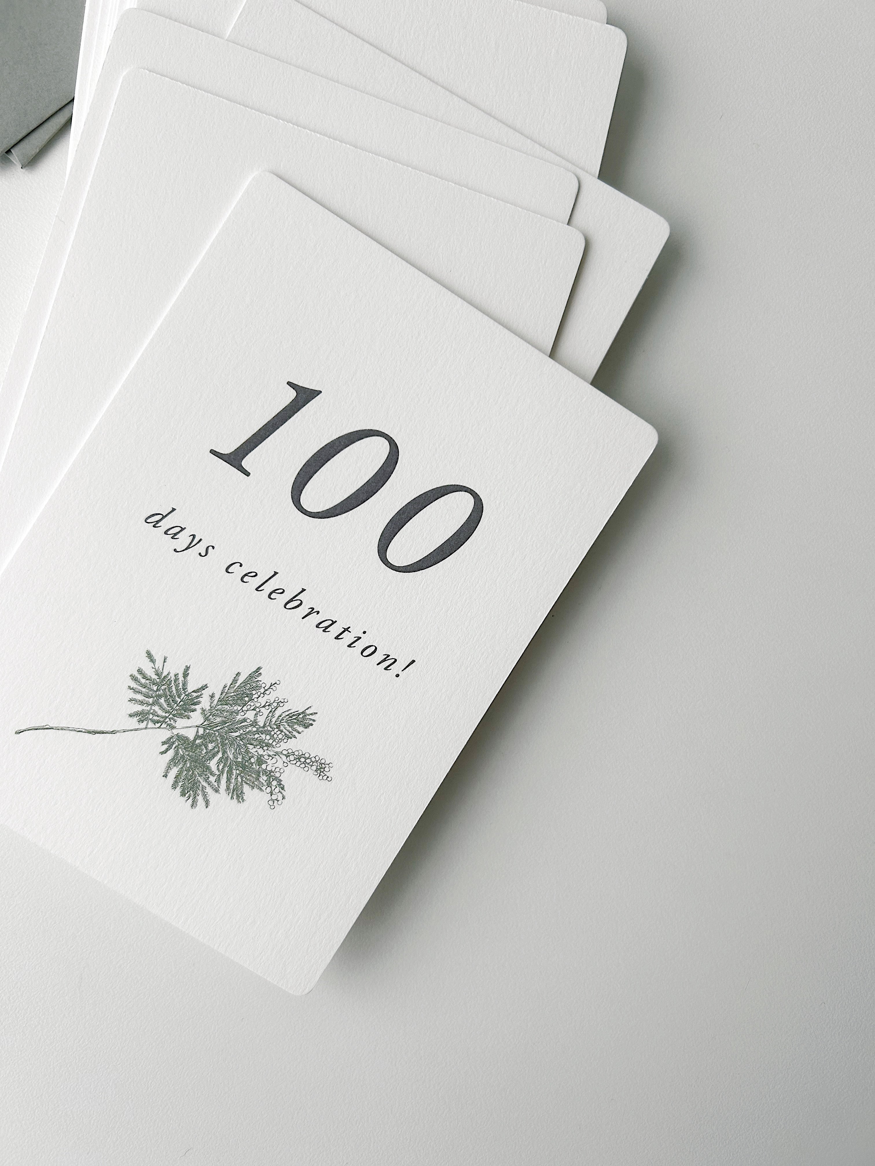 Milestone Card Set / お花とハーブのマンスリーカードセット