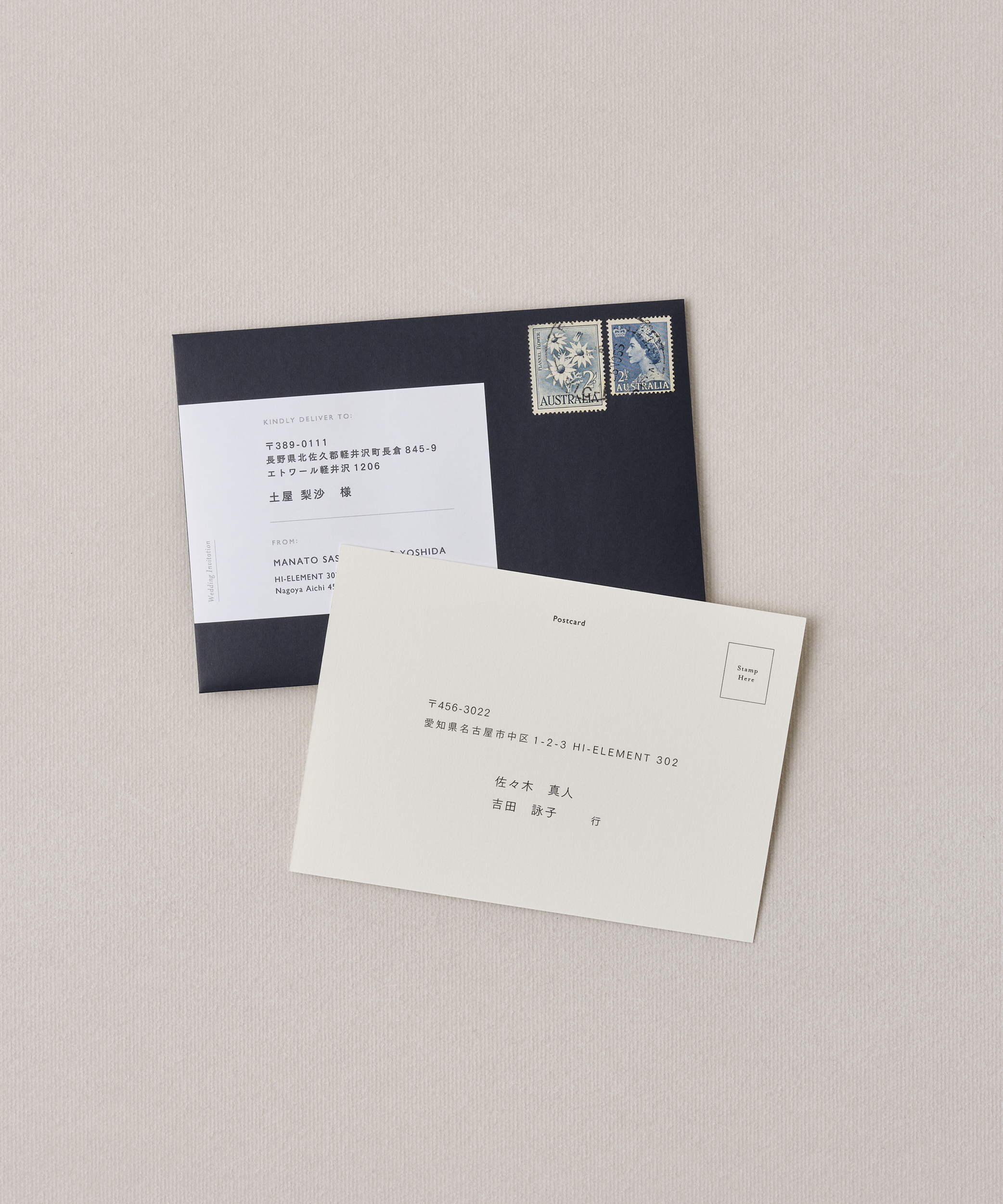 oxford / 招待状set