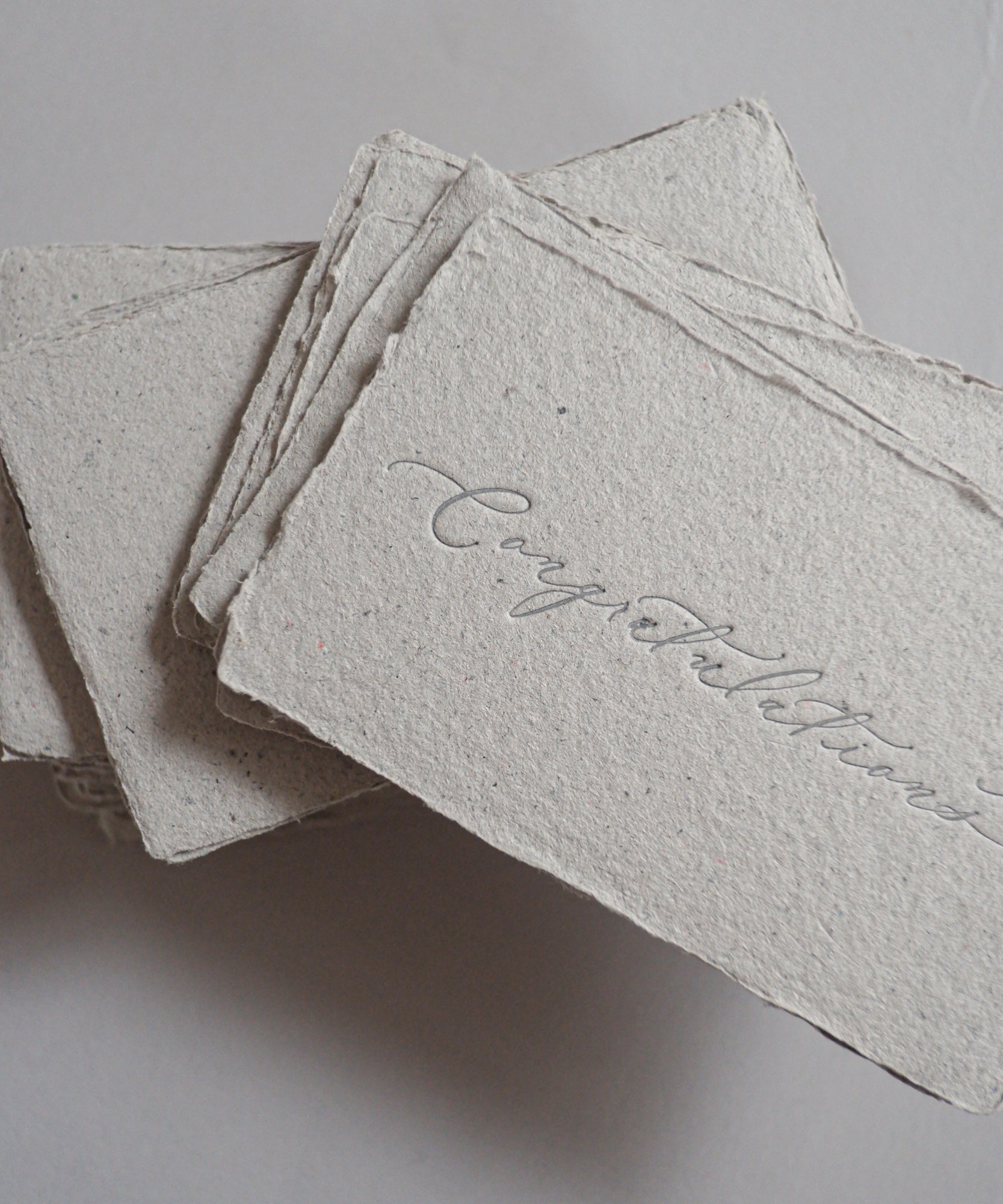 Recycling Message cards / メッセージカード NEWSPAPER