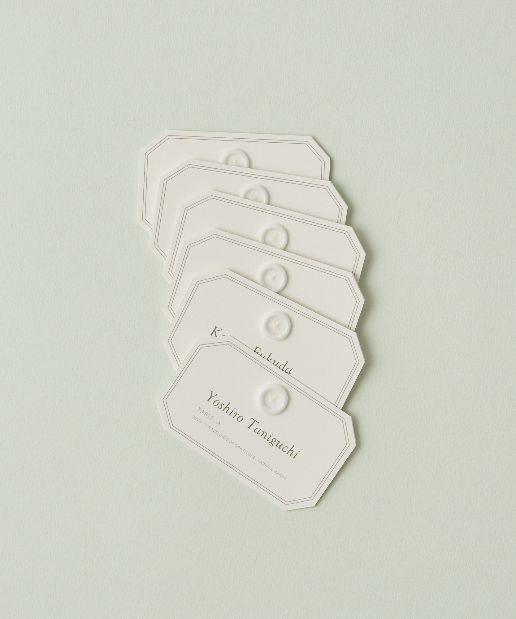 ellie's note / 席札