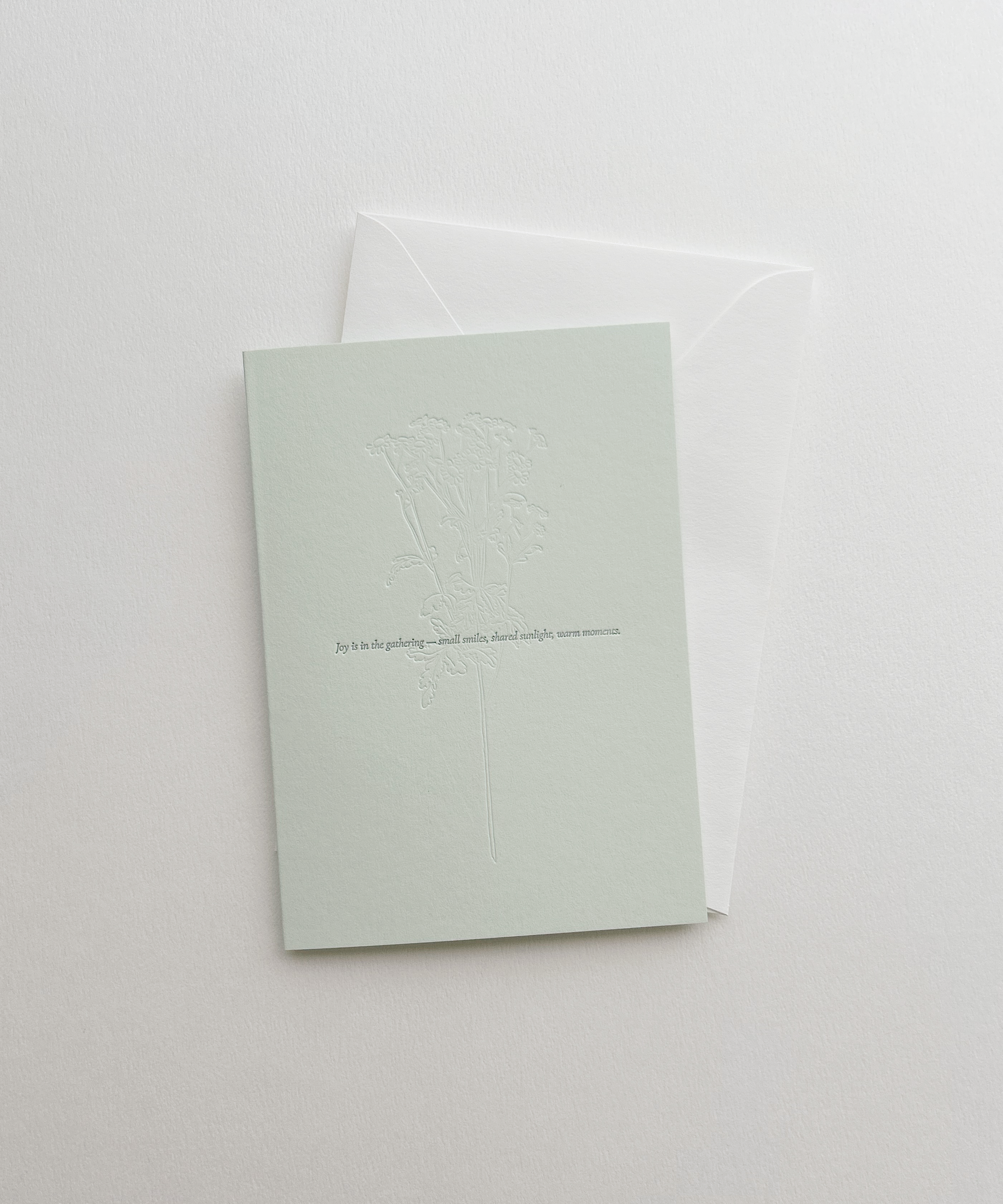 Message card "joy" / メッセージカード”joy”