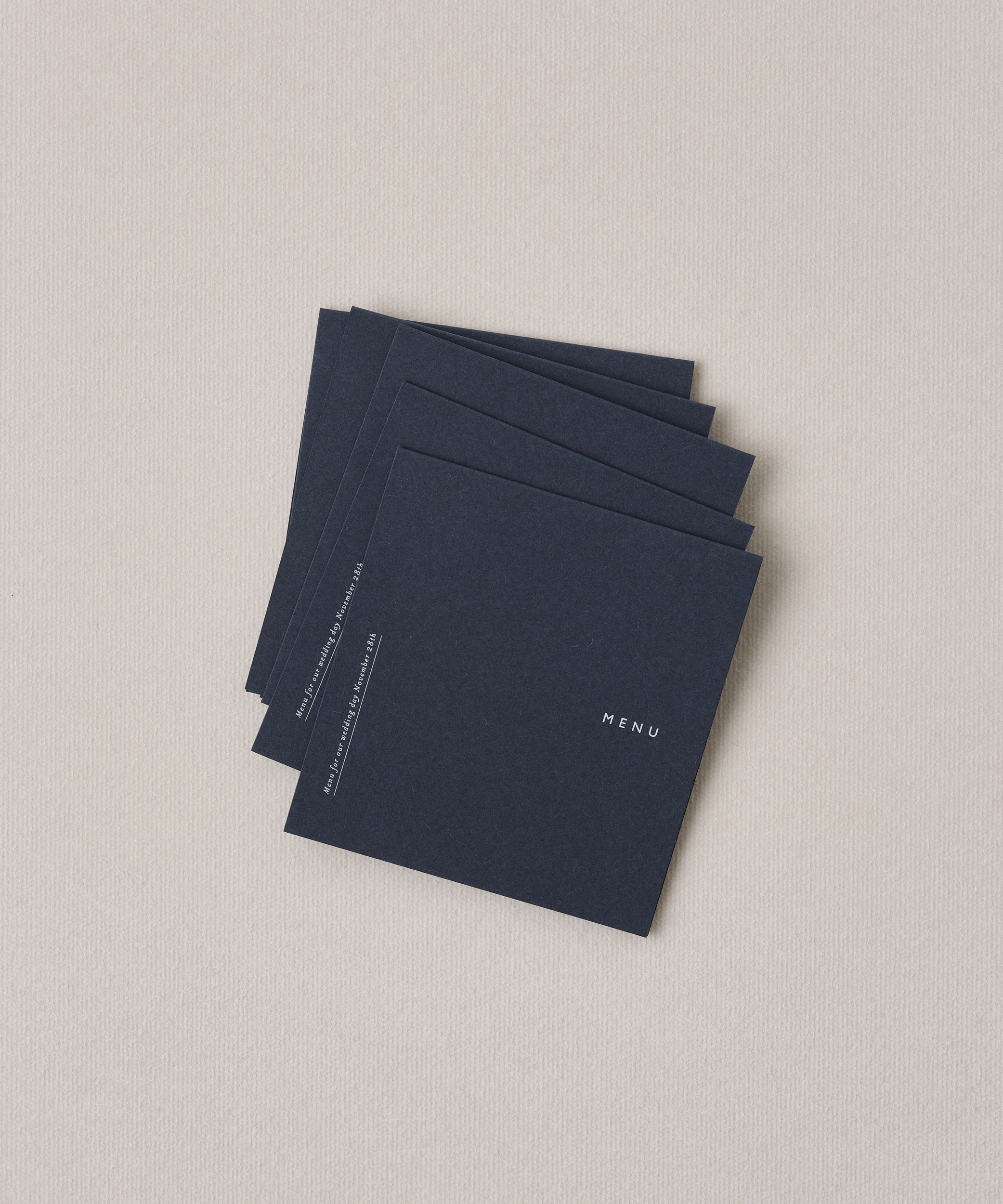[ package C ] oxford / メニュー表＋席札set